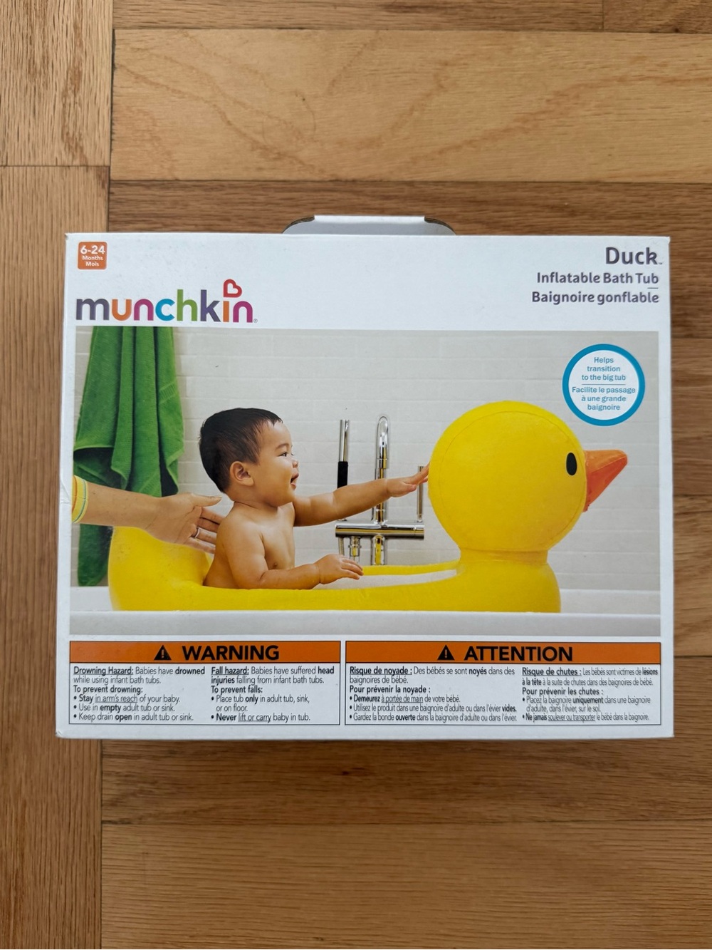 Munchkin Duck Inflatable Baby Bath